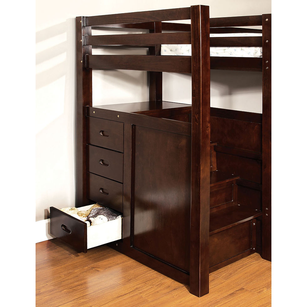 Thumbnail: PINE RIDGE - Front Access Steps / Solid Wood (Trundle / Drawers sold Separately)