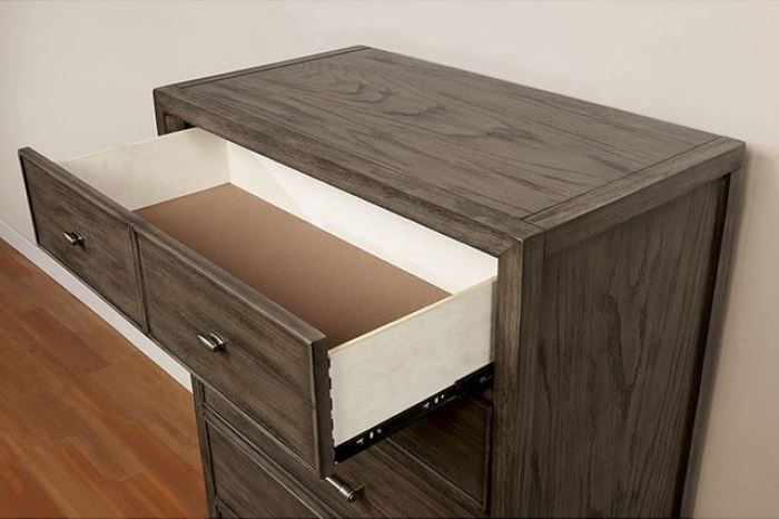 Thumbnail: TAWANA - Linen Like Fabric / Solid Wood / Wood Veneer / Platform Bed