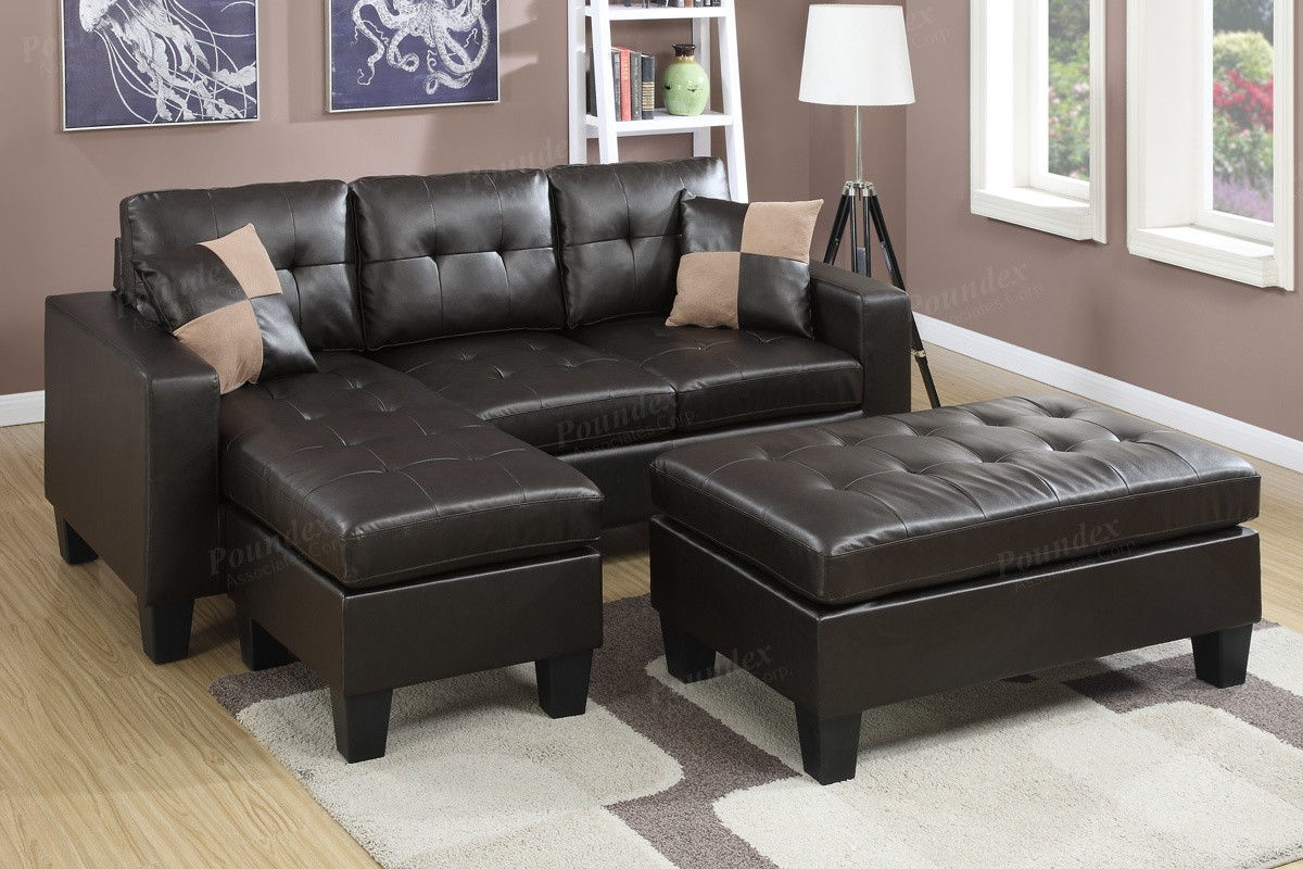 ALL-IN-ONE SECTIONAL (Bonded Leather)