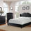 Thumbnail: GENERAL BED SET (Full/Queen/King size - Faux Leather / Black)