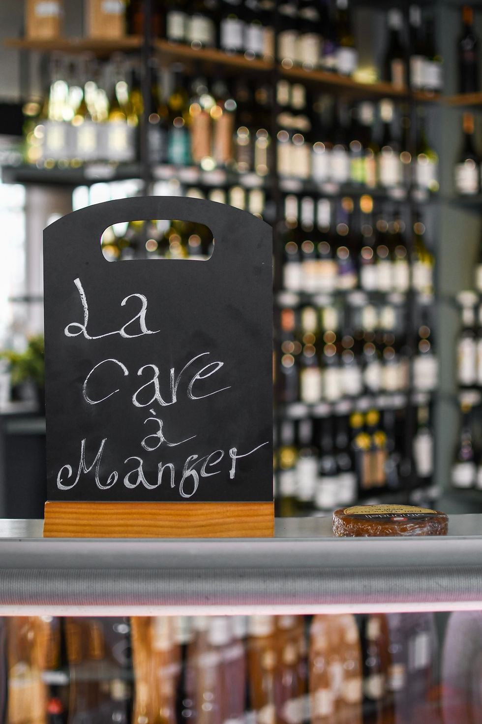 cave à vins de la cave à manger