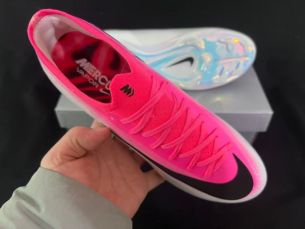 Miniatura: Nike Air Zoom Mercurial Vapor XV Elite FG - Rosa/Branco Neve