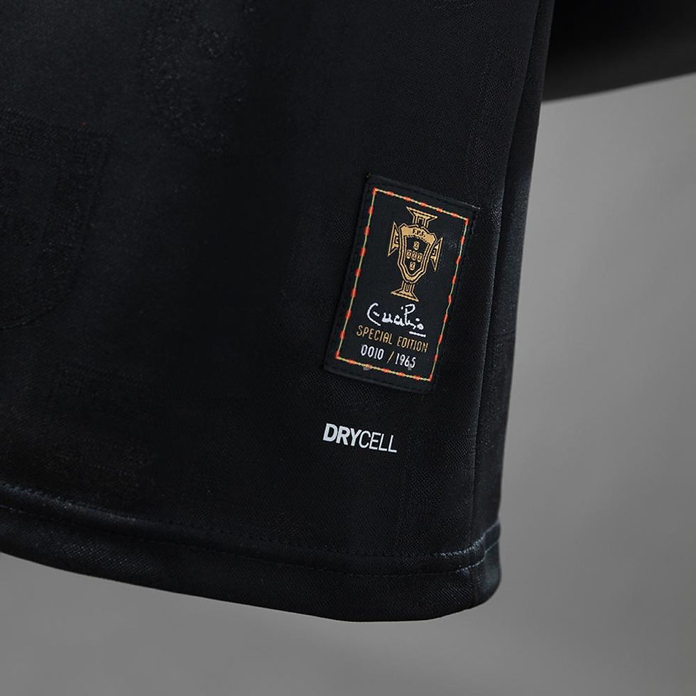 Miniatura: Camisa Portugal 2026 Edição Preta (Versão Jogador)