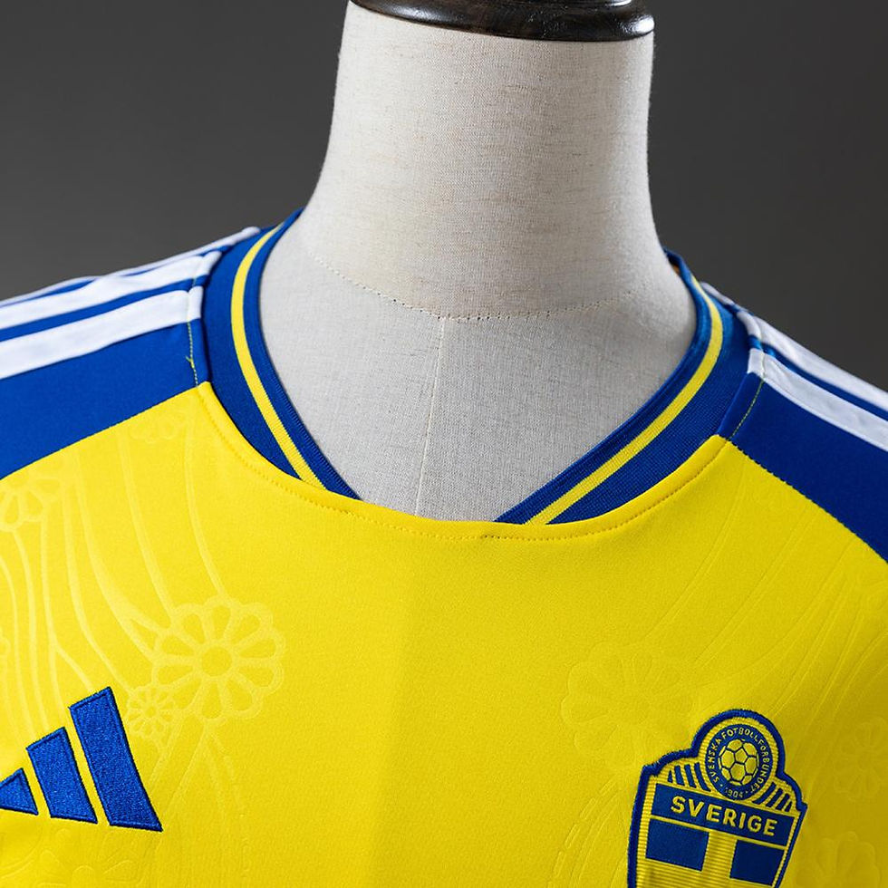 Miniatura: Camisa da Suécia para a Copa do Mundo de 2026 (Torcedor)