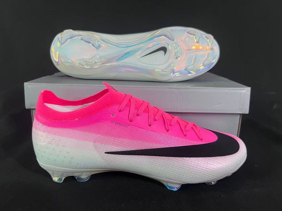 Miniatura: Nike Air Zoom Mercurial Vapor XV Elite FG - Rosa/Branco Neve