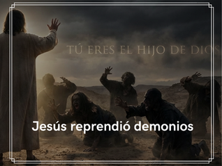  Jesús reprendió demonios