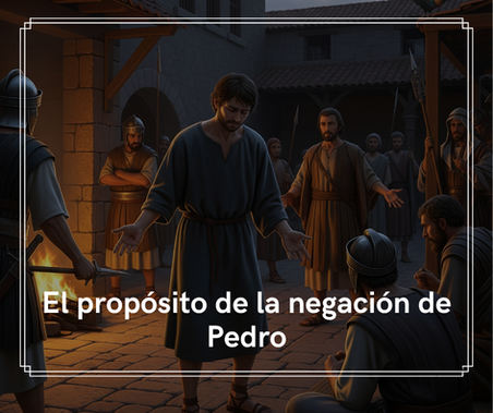 El propósito de la negación de Pedro