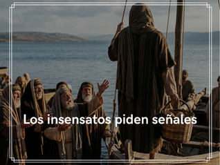 Los insensatos piden señales