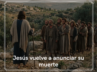 Jesús vuelve a anunciar su muerte
