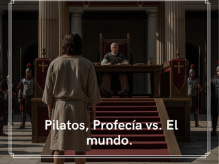 Pilatos, Profecía vs. El mundo.