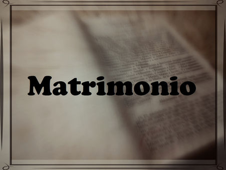 Matrimonio