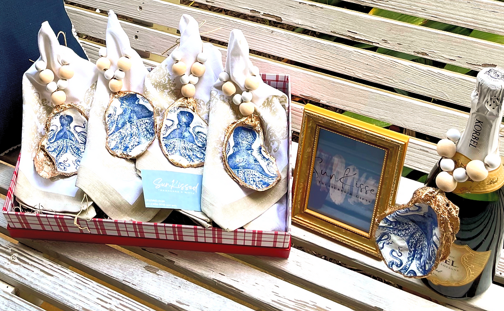 Octopus Oyster Shell Dinner Gift Set
