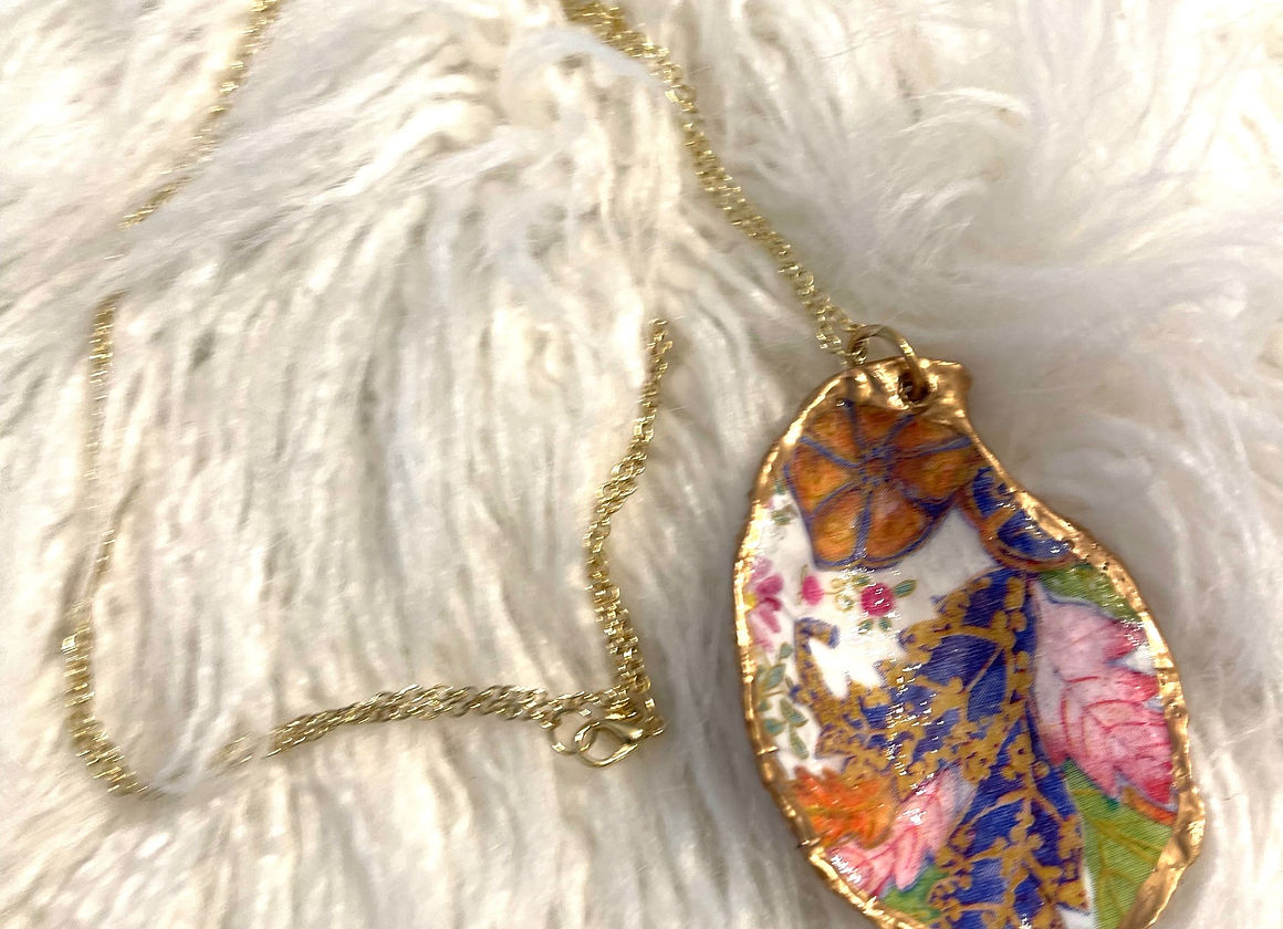 tobacco leaf jewelry Tobacco Leaf Necklace