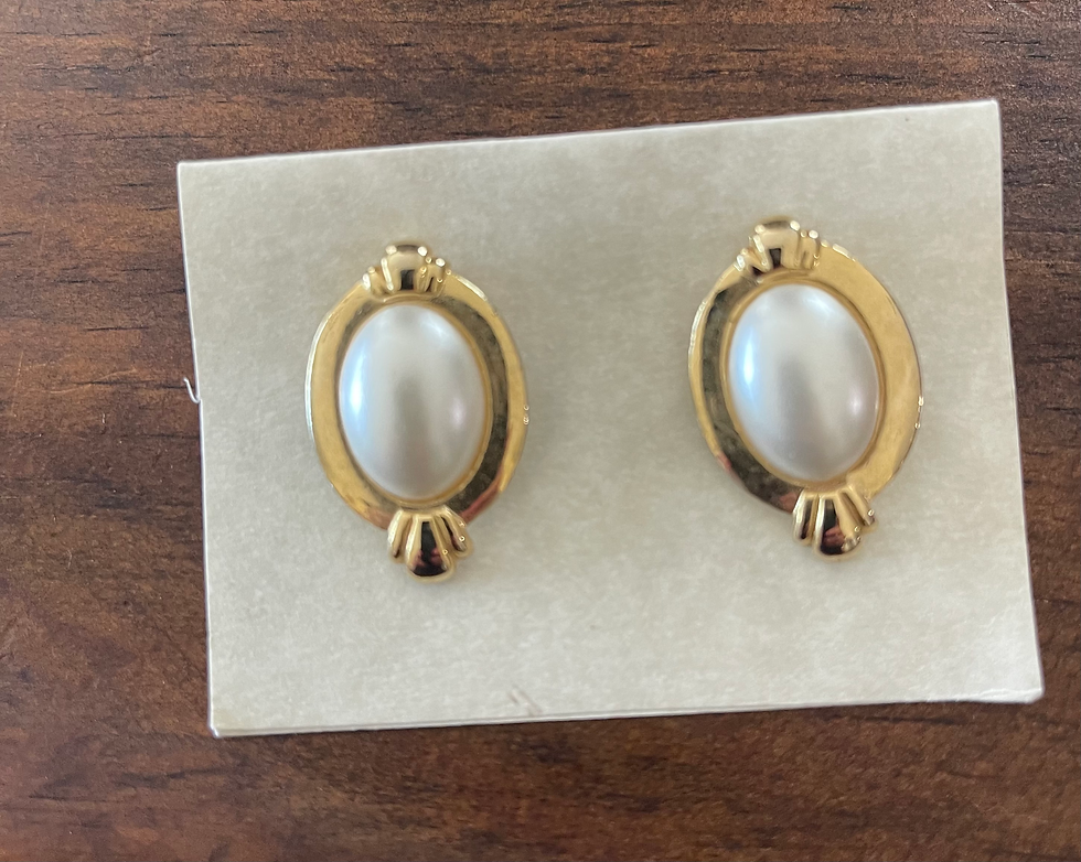 Thumbnail: Vintage Monet Post Earrings