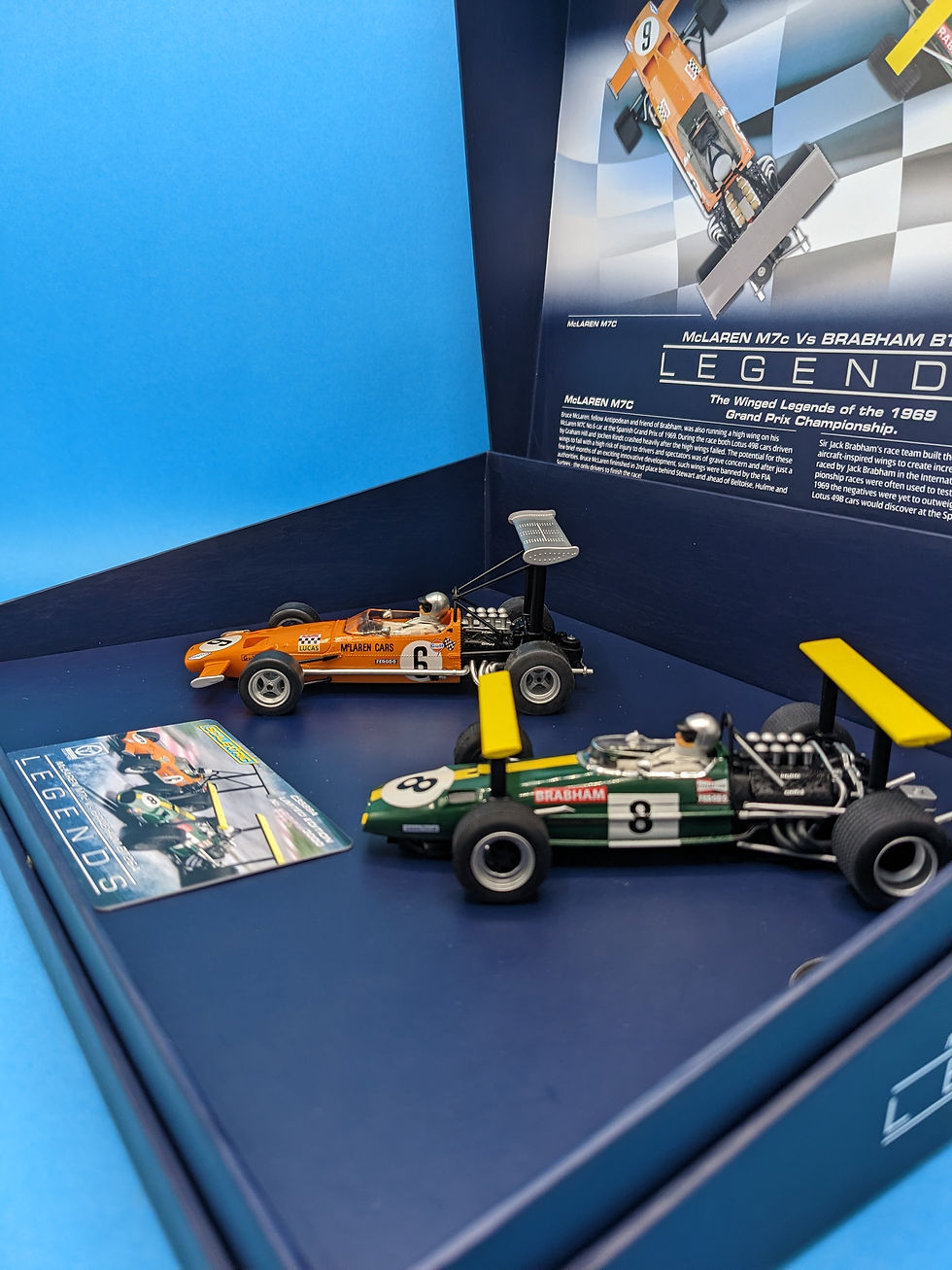 Thumbnail: C3589A Scalextric Winged Legends Brabham BT26A & McLaren M7C Limited edition