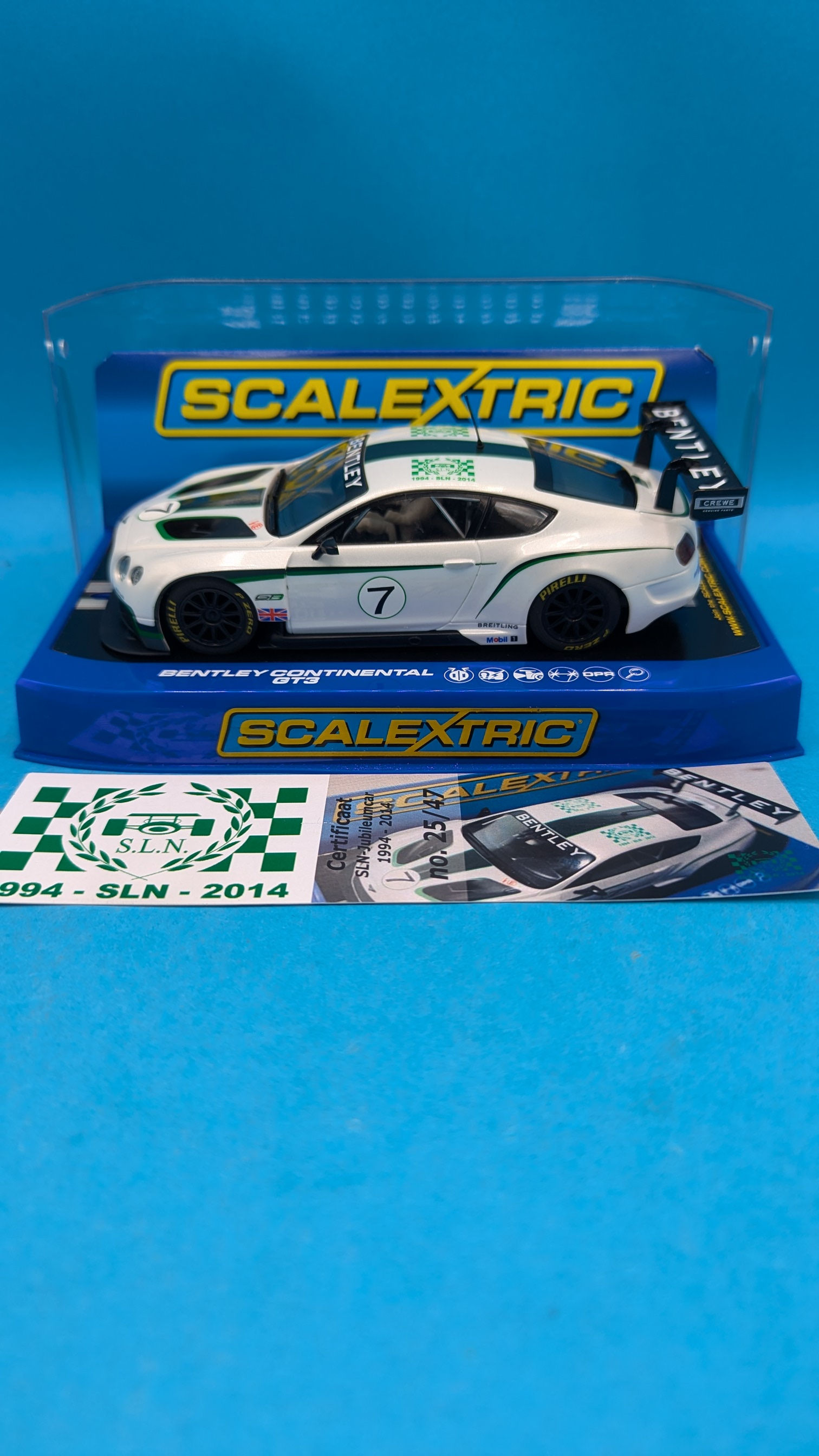 Scalextric C3514 Bentley Continental GT3 SLN  no.25/47