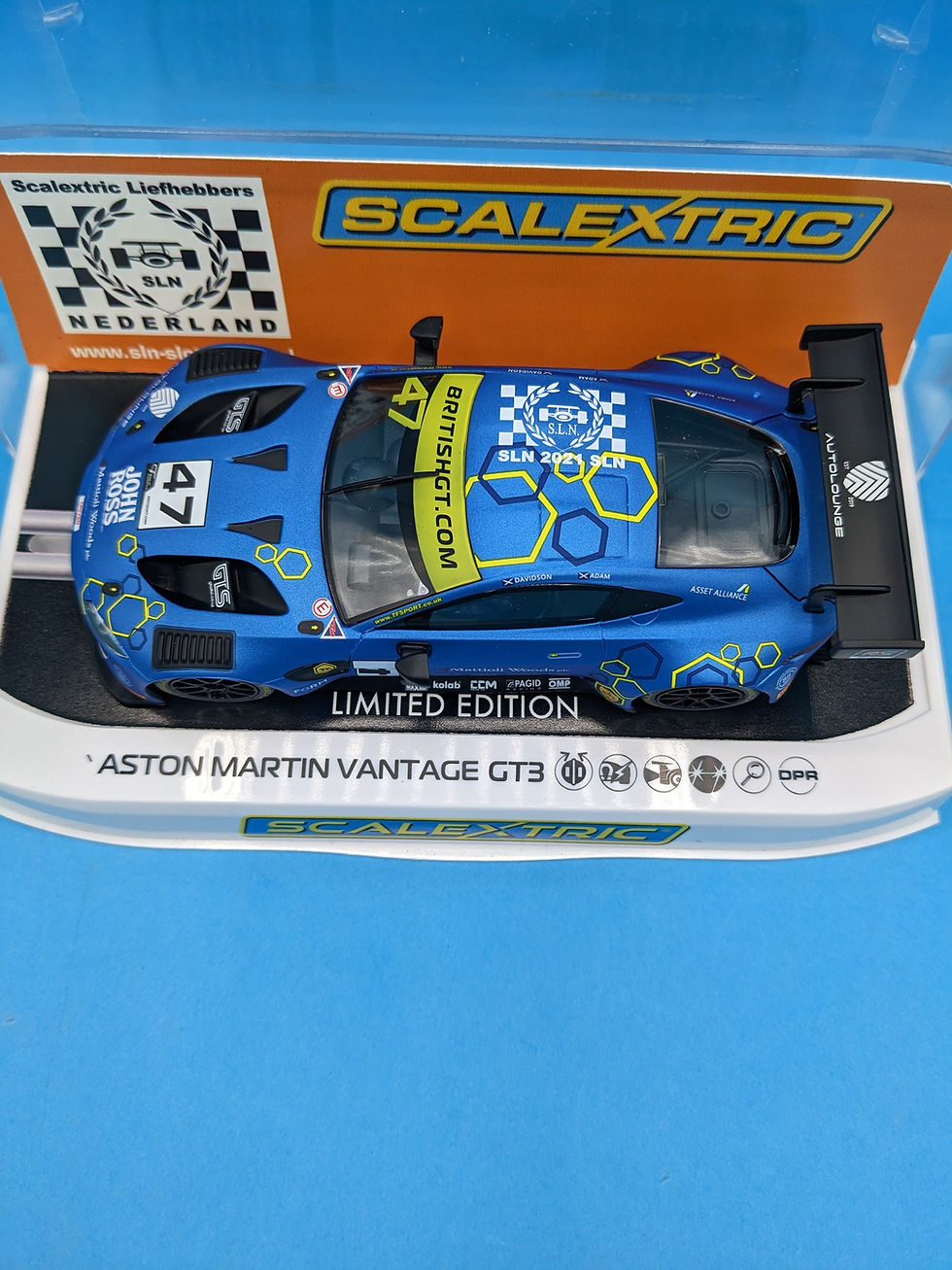 Thumbnail: Scalextric C4076 SLN Clubcar 2021 Aston Martin Vantage GT3 2019