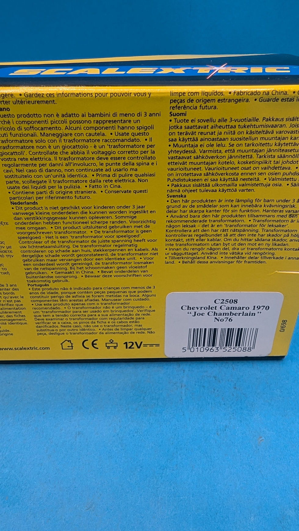 Thumbnail: Scalextric C2508 Chevrolet Camaro 1970 "Joe Chamberlain" No76