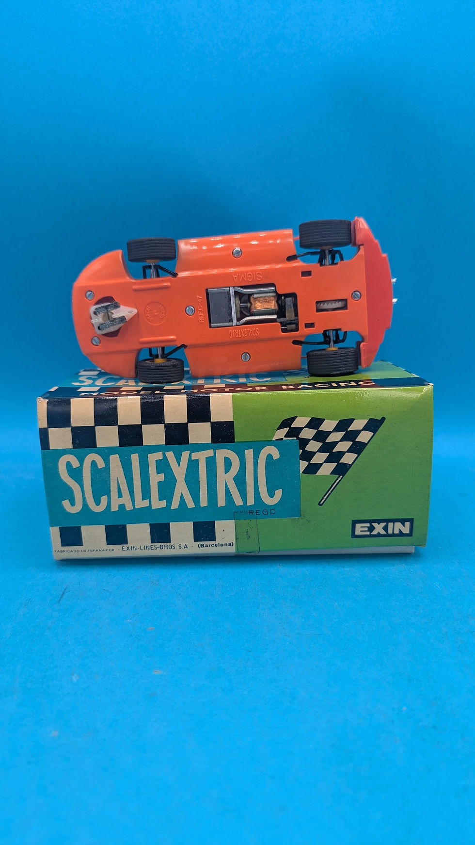 Thumbnail: Scalextric 4047 Sigma in Orange, New Old Spanish shop stock