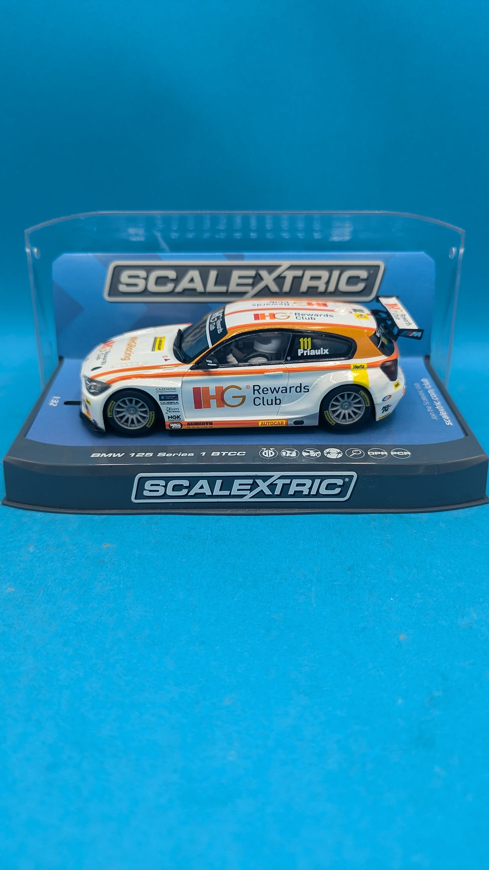 Scalextric C3784 BMW 125 Series 1 BTCC 2015, mint unused