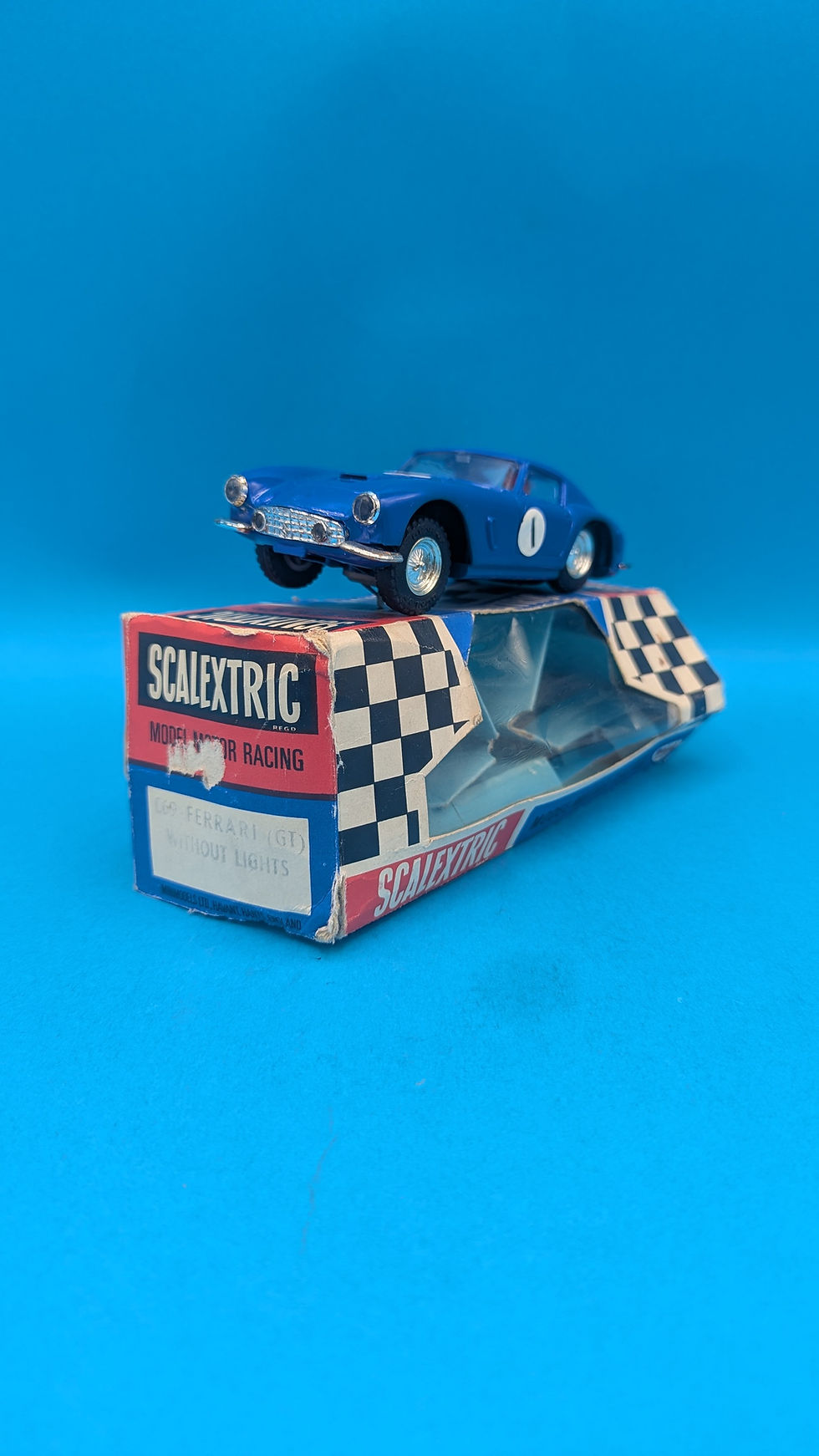 Scalextric C69 Ferrari GT in Blue without lights