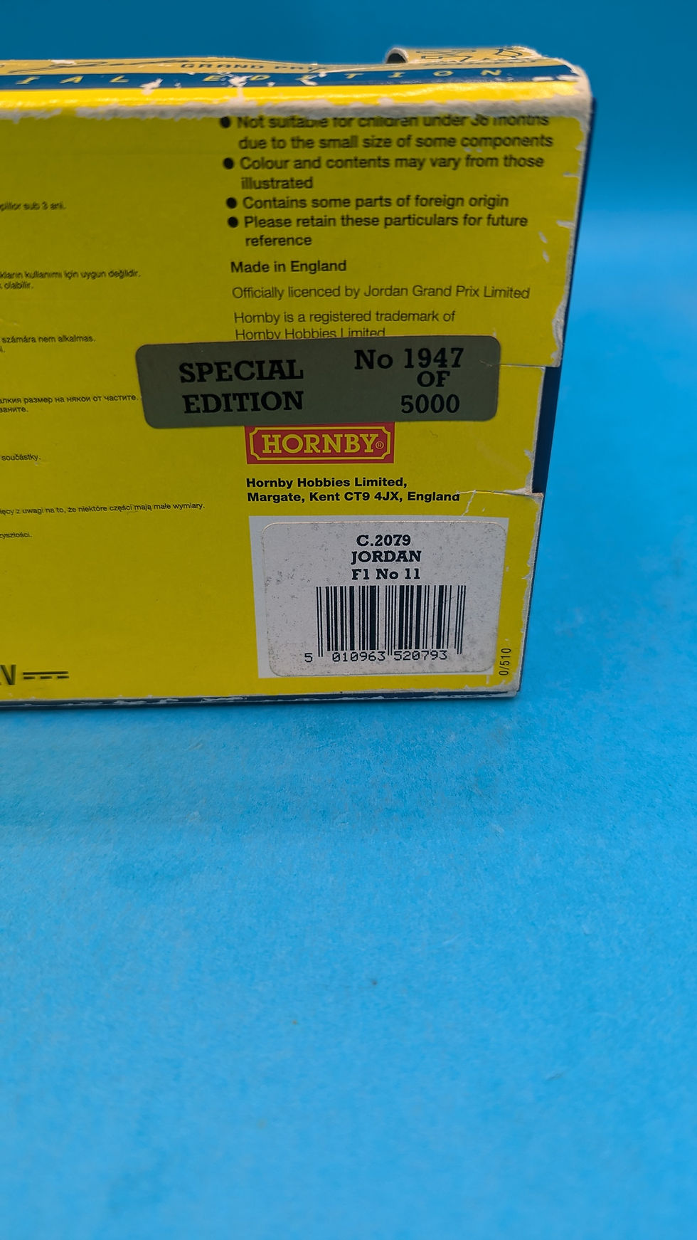 Thumbnail: Scalextric C2079 Jordan F1 No.11