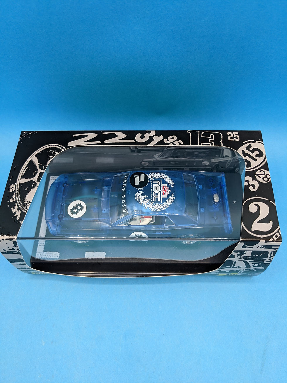 Thumbnail: Pioneer P108b Mustang Notchback "Blue X-Ray" UKSF 2018 55 of 69