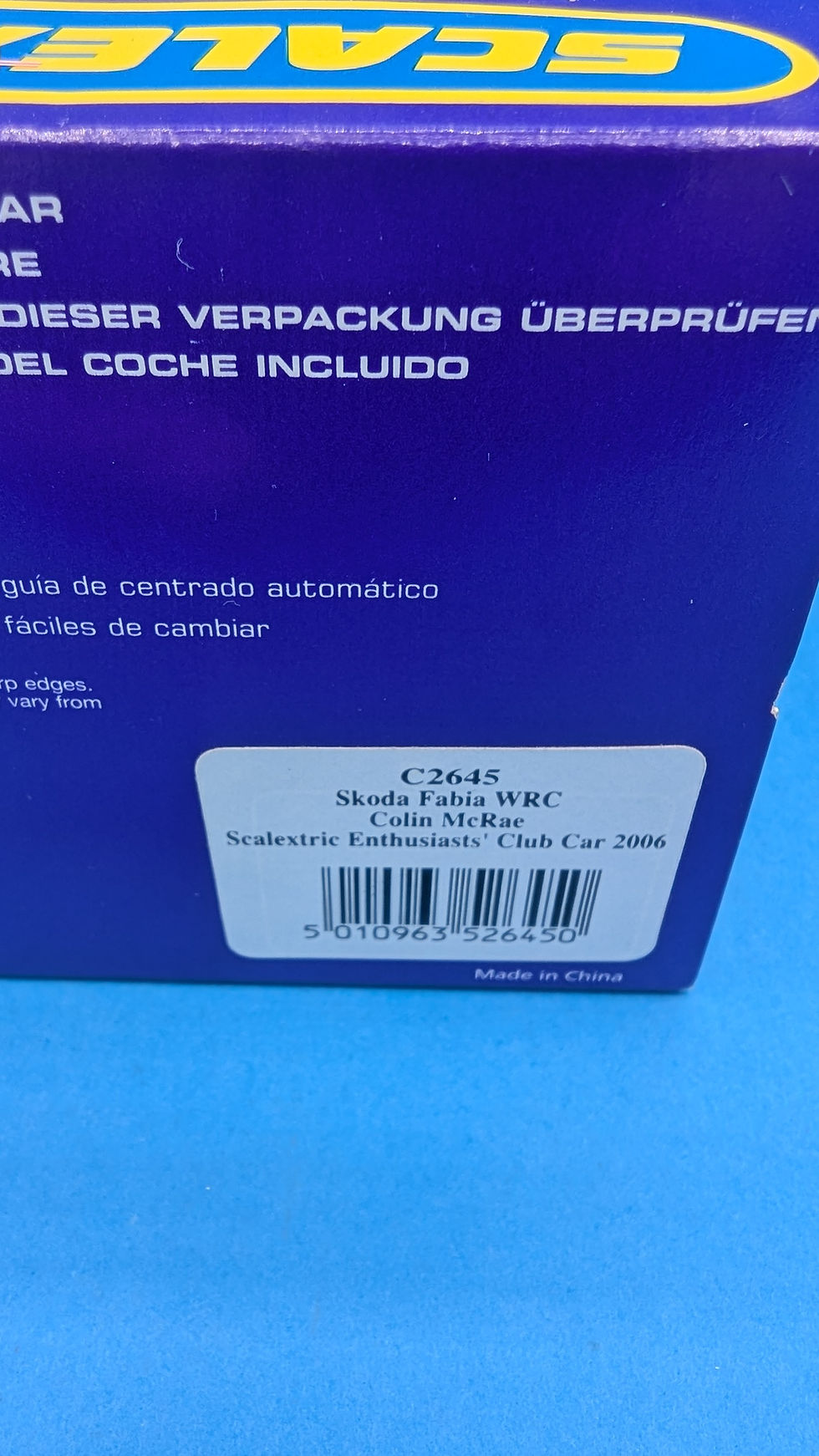 Thumbnail: Scalextric C2645 Skoda Fabia WRC Colin McRae Club Car 2006
