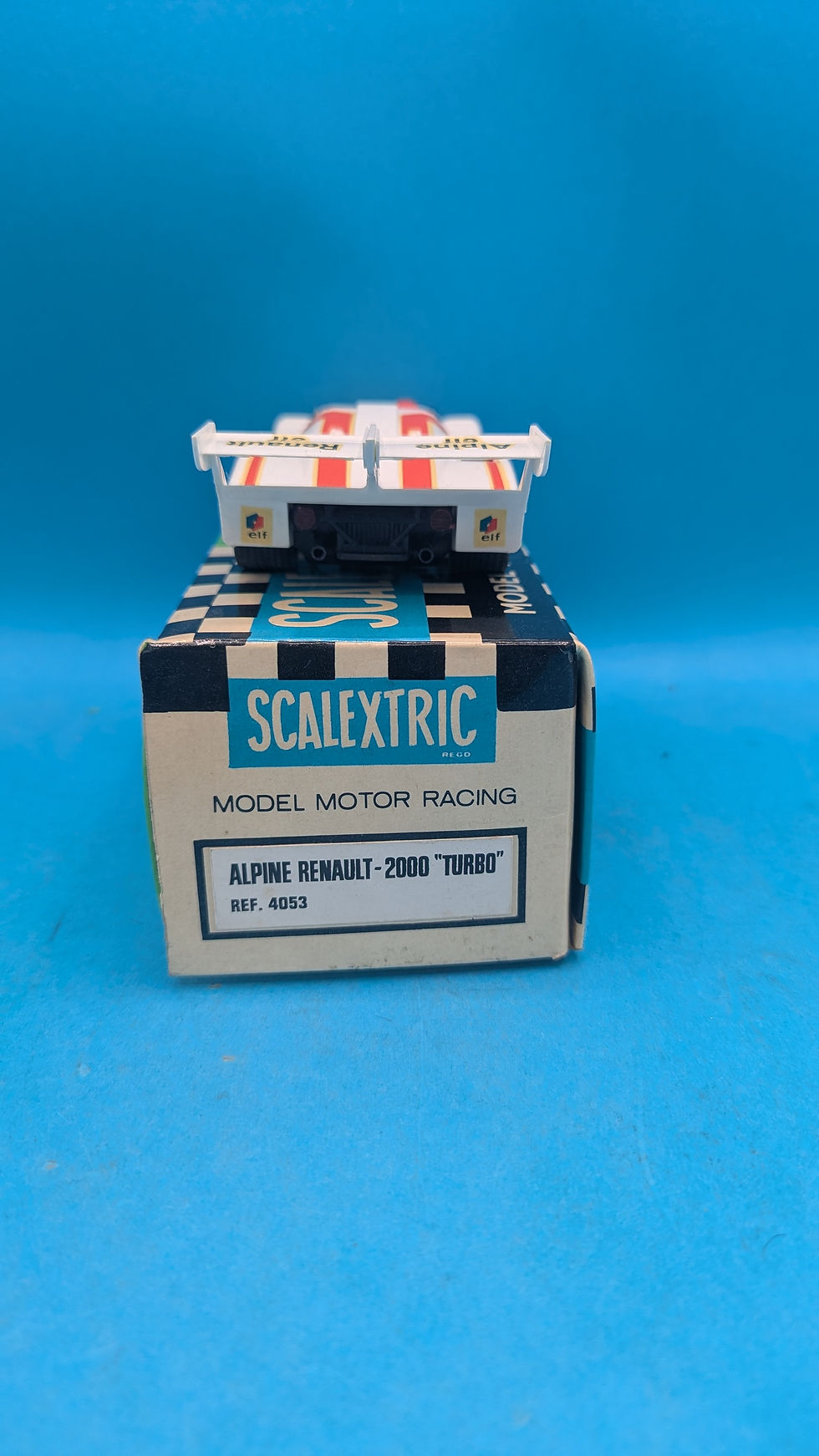 Thumbnail: Scalextric 4053 Alpine Renault 2000 "Turbo" in White, New Old Spanish stock