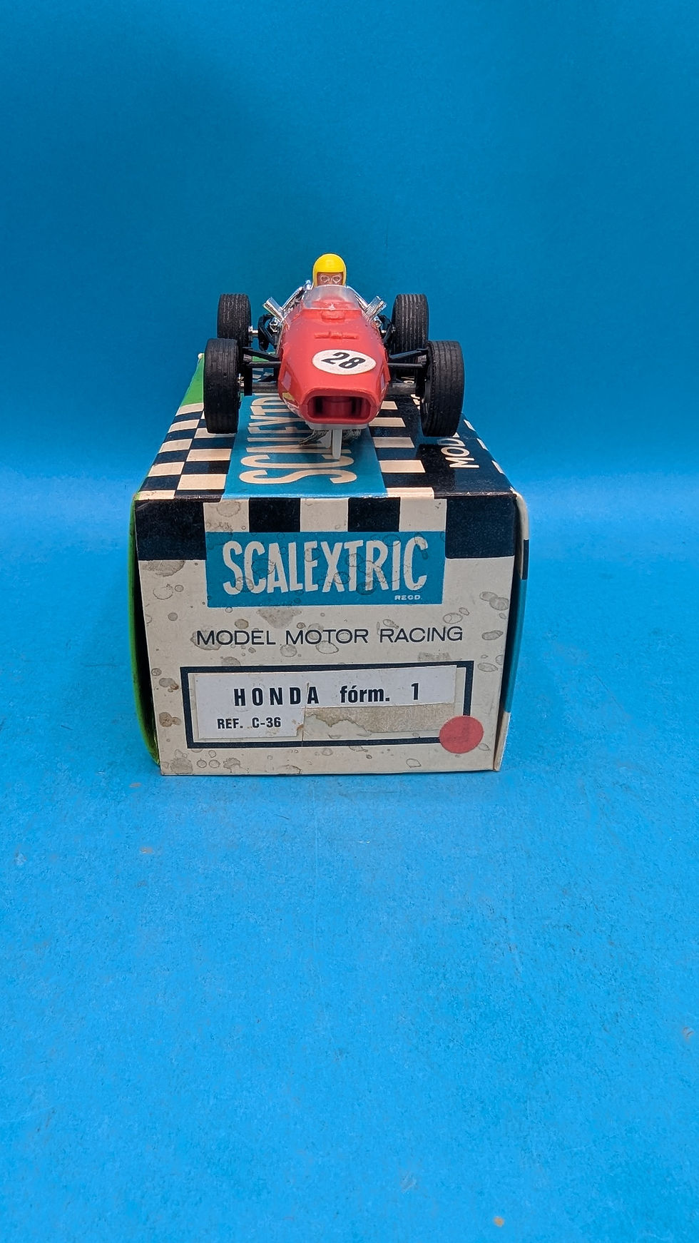 Thumbnail: Scalextric C36 Honda form 1 in Red, New Old Spanish shop stock