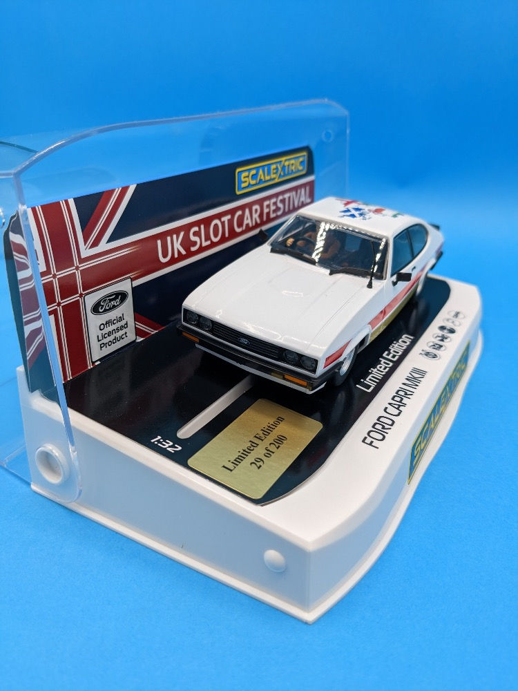 Thumbnail: Scalextric C4284 Ford Capri MKIII UK Slot Car Festival Limited Edition