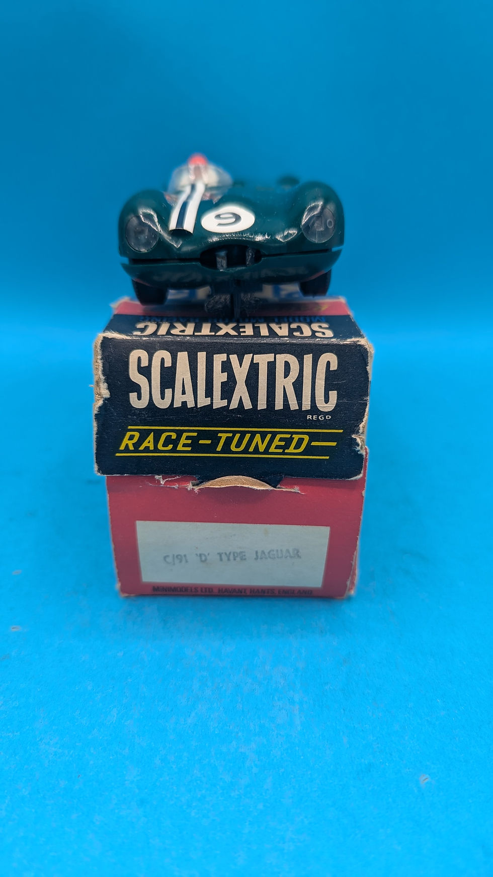 Thumbnail: Scalextric C91 D Type Jaguar Rare Car