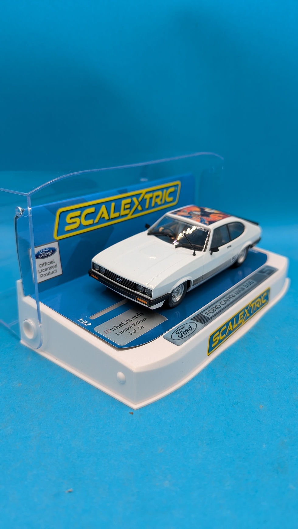 Thumbnail: C4284 Ford Capri MKIII UK Slot Car Festival "What 3 Words" 1 of 50 Edition
