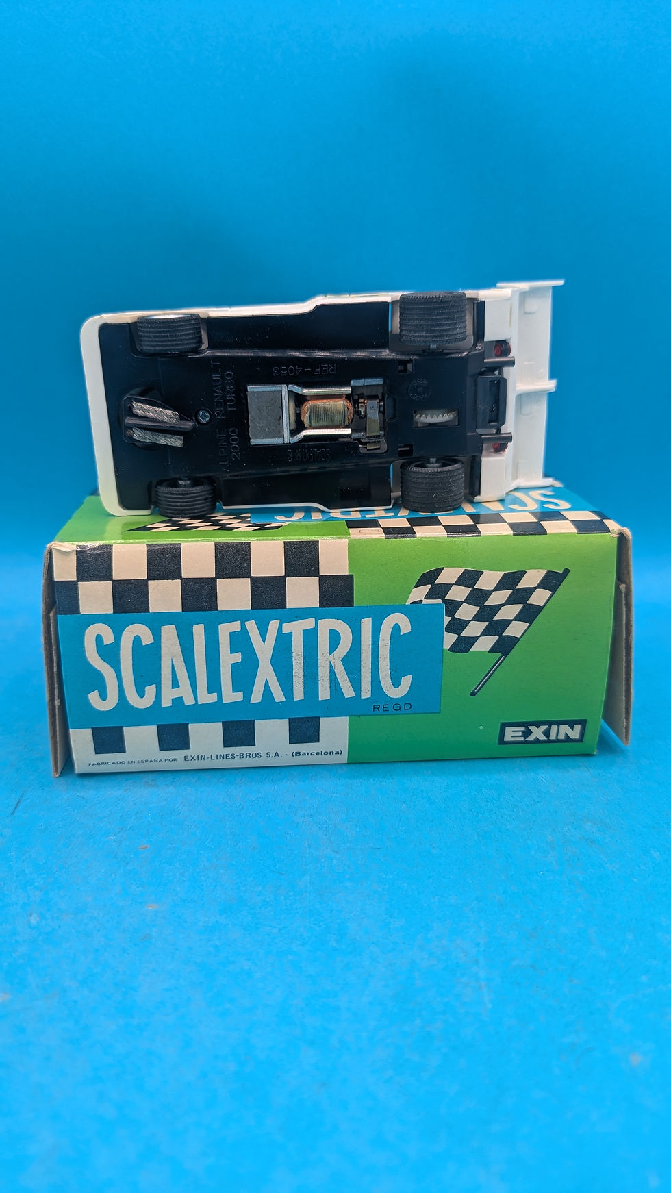 Thumbnail: Scalextric 4053 Alpine Renault 2000 "Turbo" in White, New Old Spanish stock