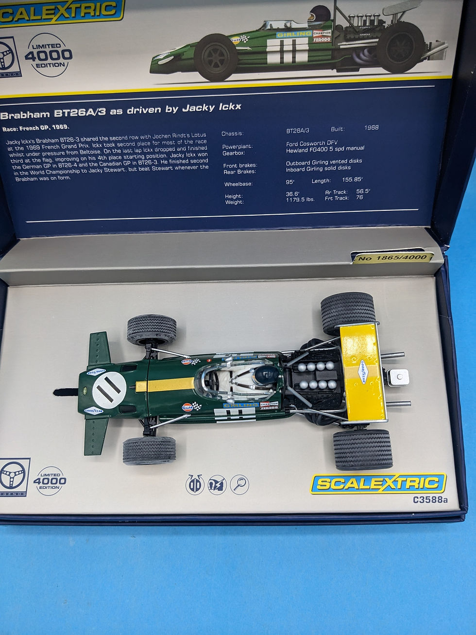 Thumbnail: Scalextric C3588A Brabham BT-26/3 Jacky Ickx