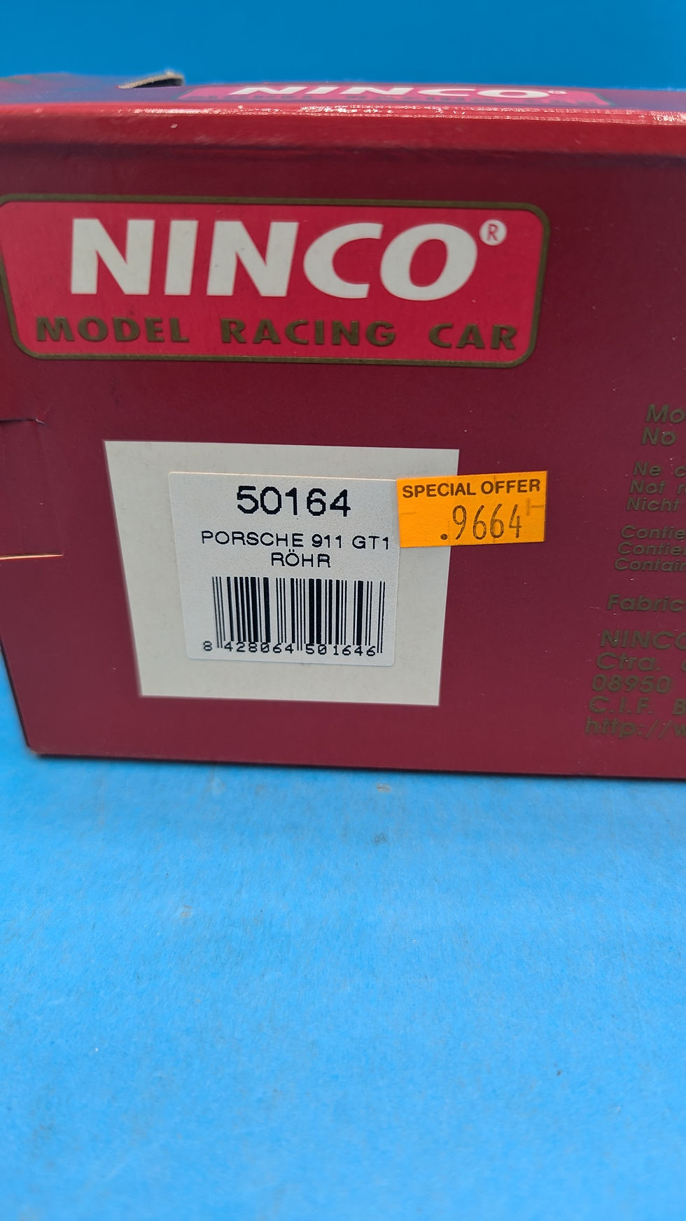 Thumbnail: Ninco 50164 Porsche 911 GT1 ROHR