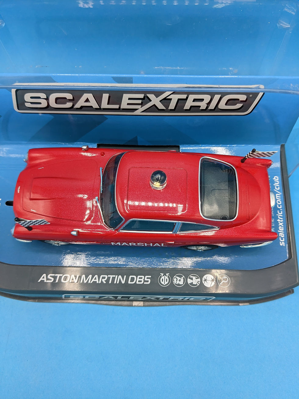 Thumbnail: Scalextric C3722 Marshal Aston Martin DB5 Red Limited edition