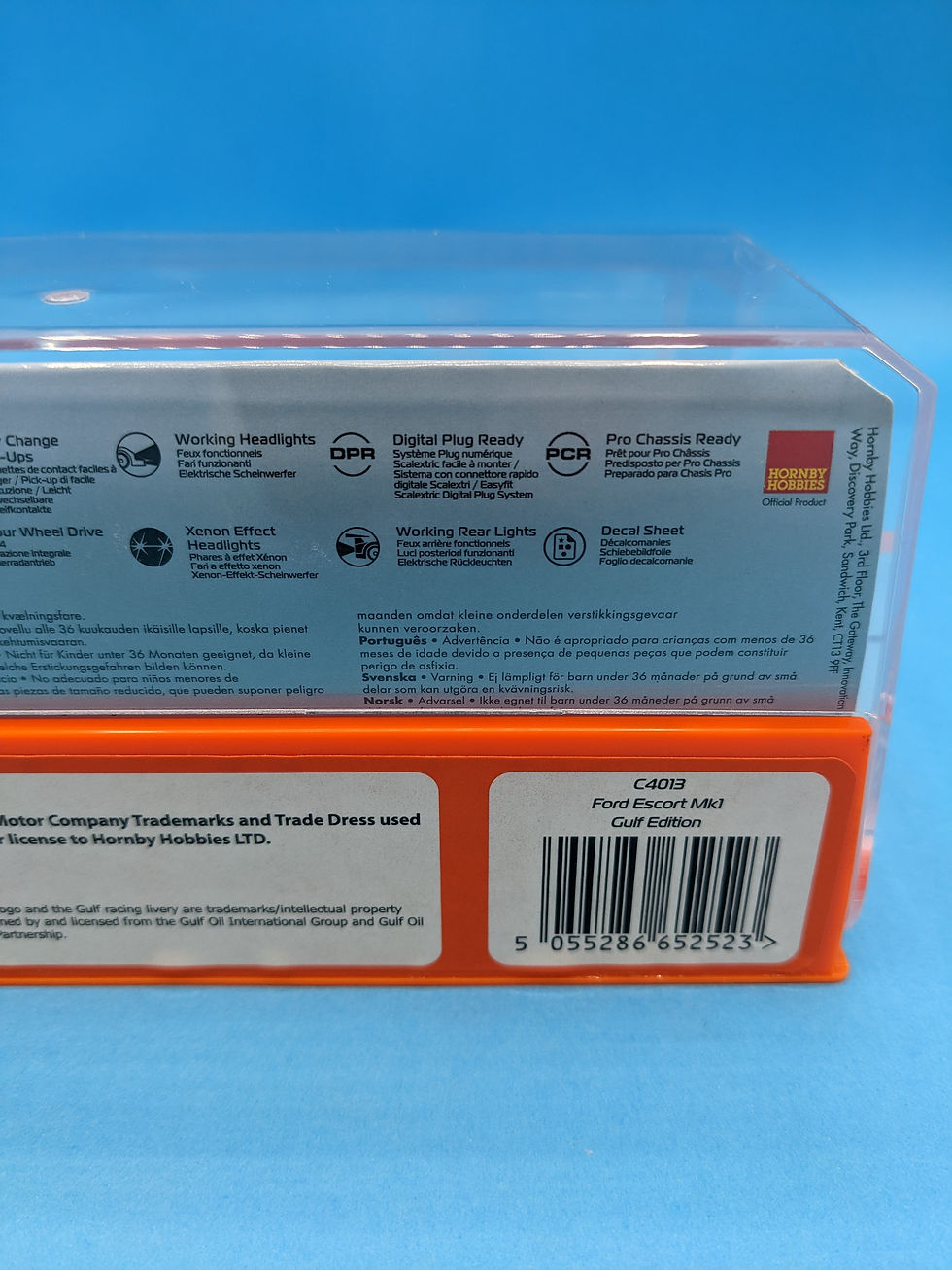 Thumbnail: Scalextric C4013 Ford Escort MK1 Gulf Edition