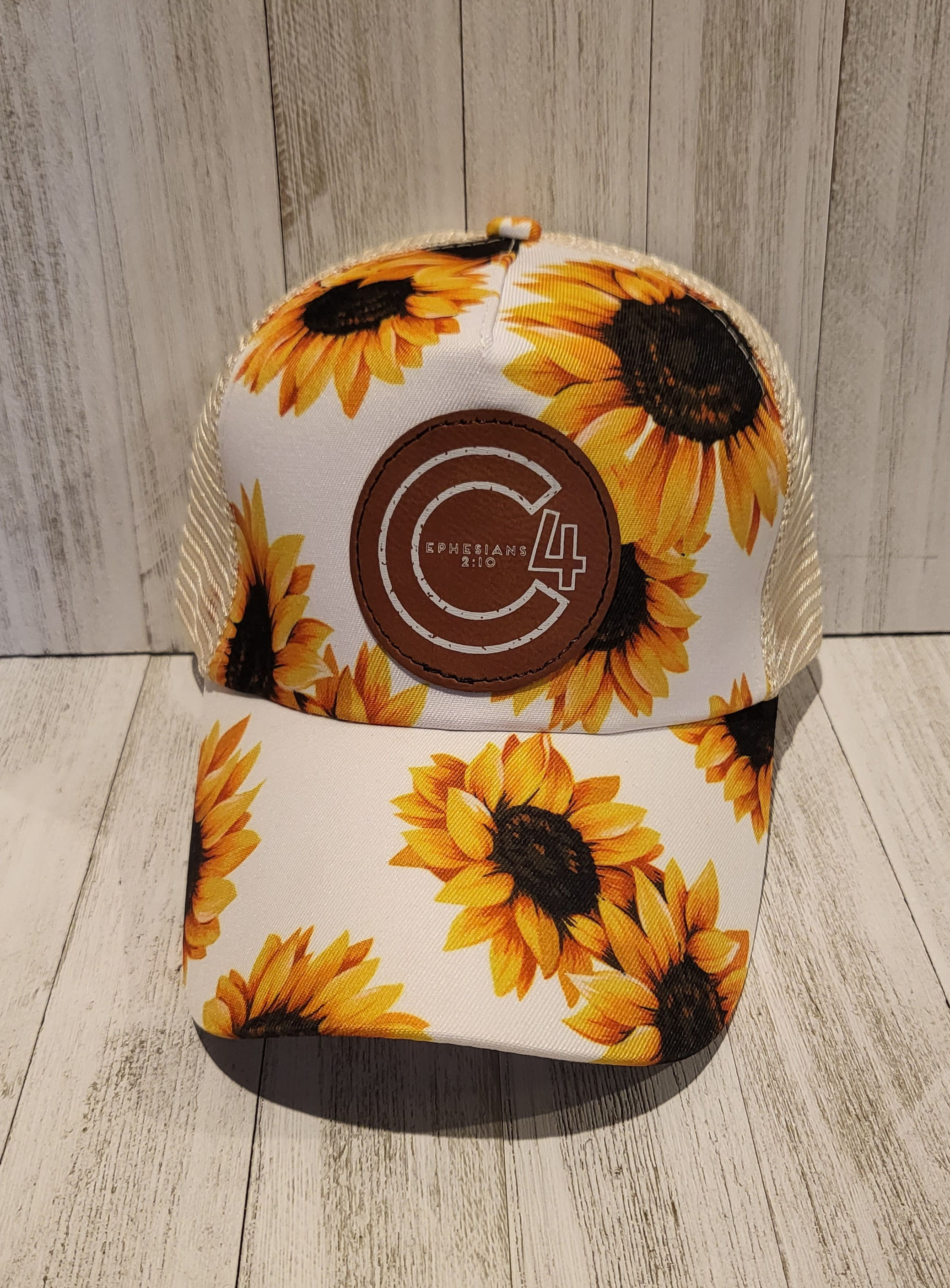 Sunflower "C4" Ponytail Hat