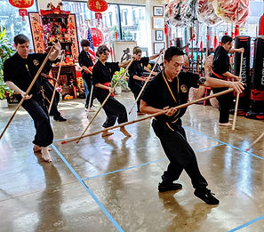 Adult Kung Fu weapons class