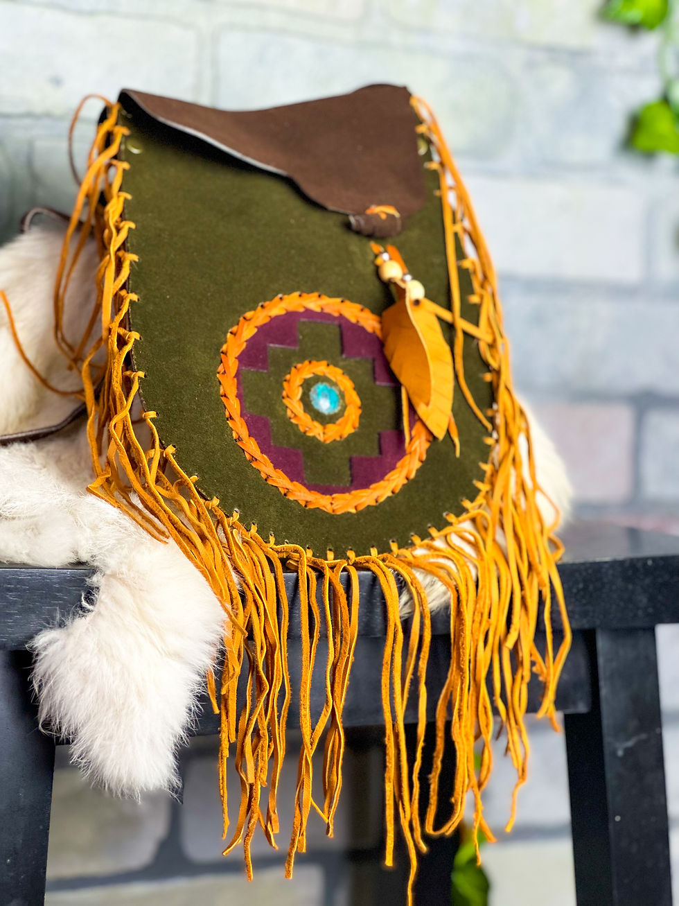 Thumbnail: Leather Medicine Bag LG