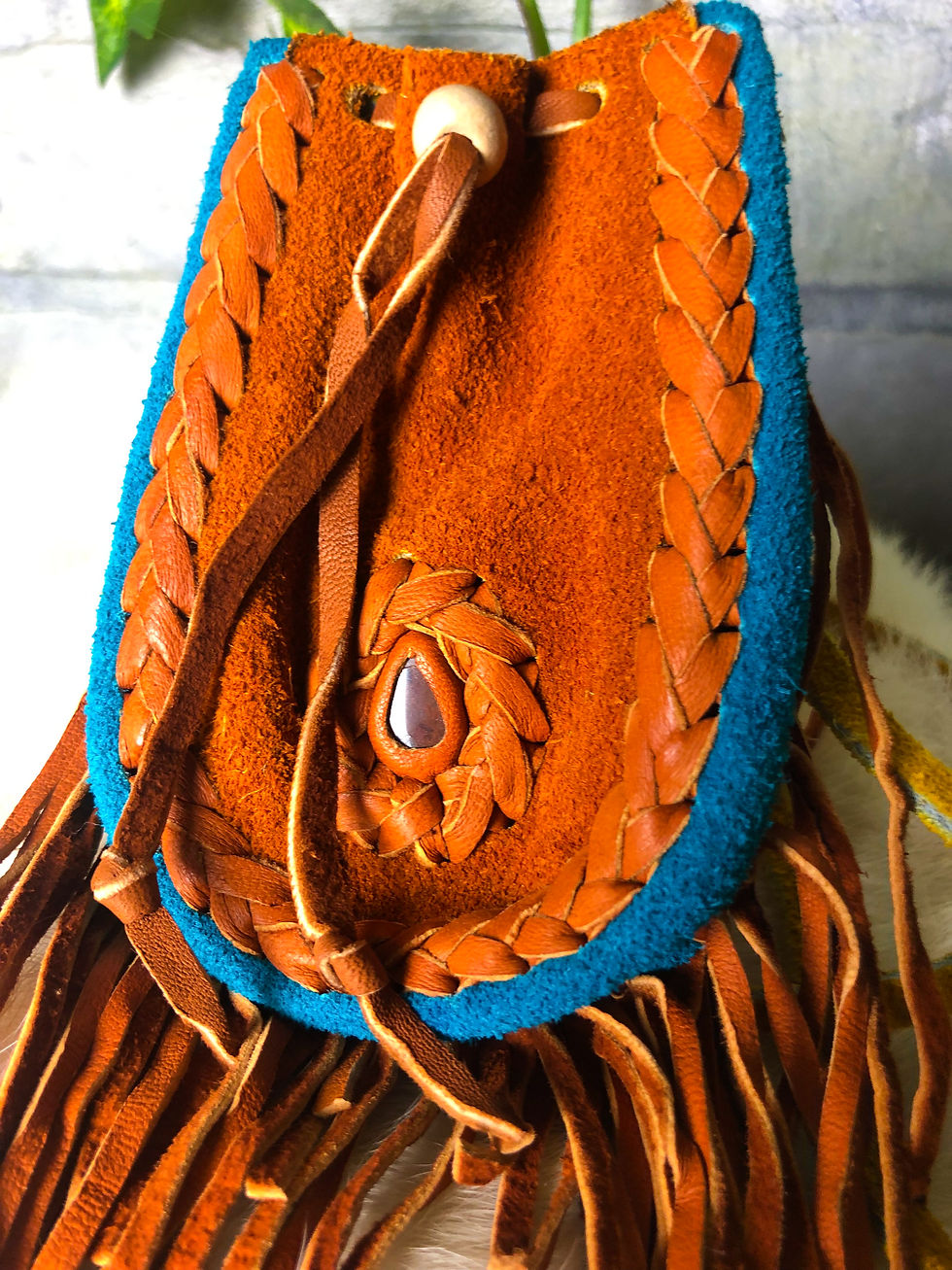 Thumbnail: Leather Medicine Bag SM