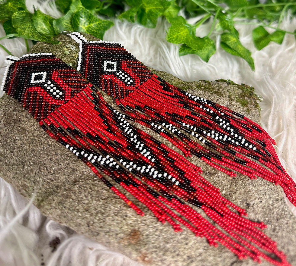 Yawanawa Beaded Earrings