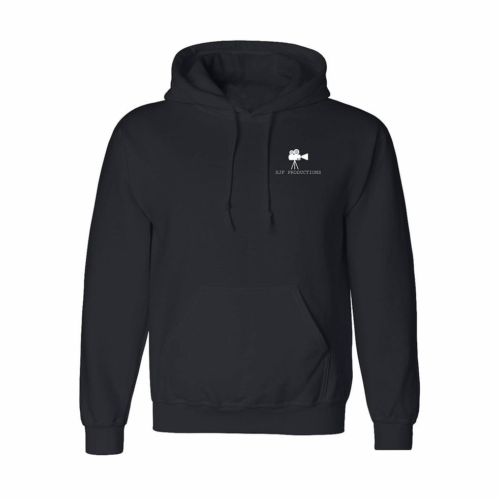 black hoodie