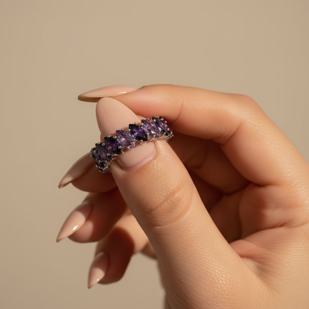 Anillo - Aura amatista