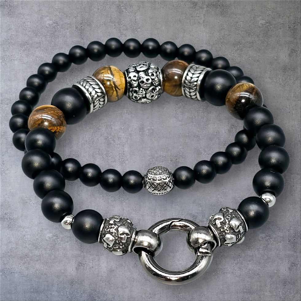 Herren Unisex Perlen-Armband: Art.034