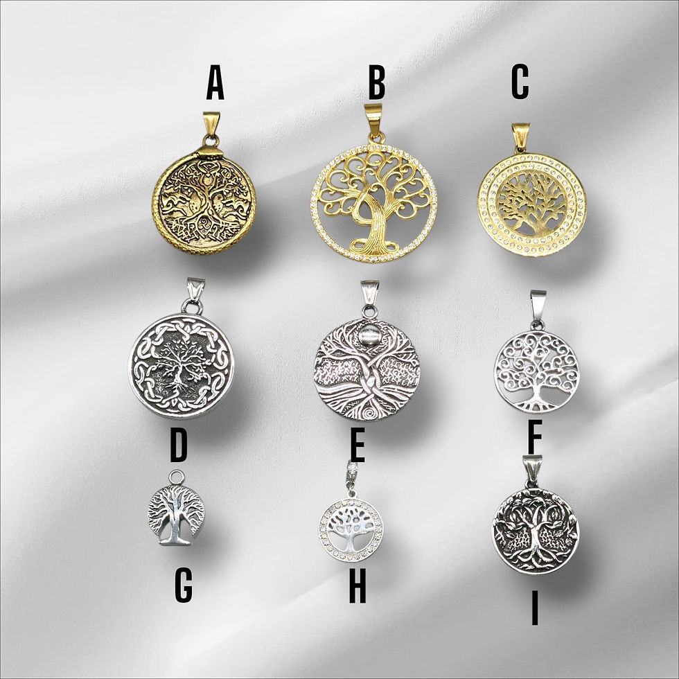 Set Lebensbaum: 9 Anhänger zur Auswahl