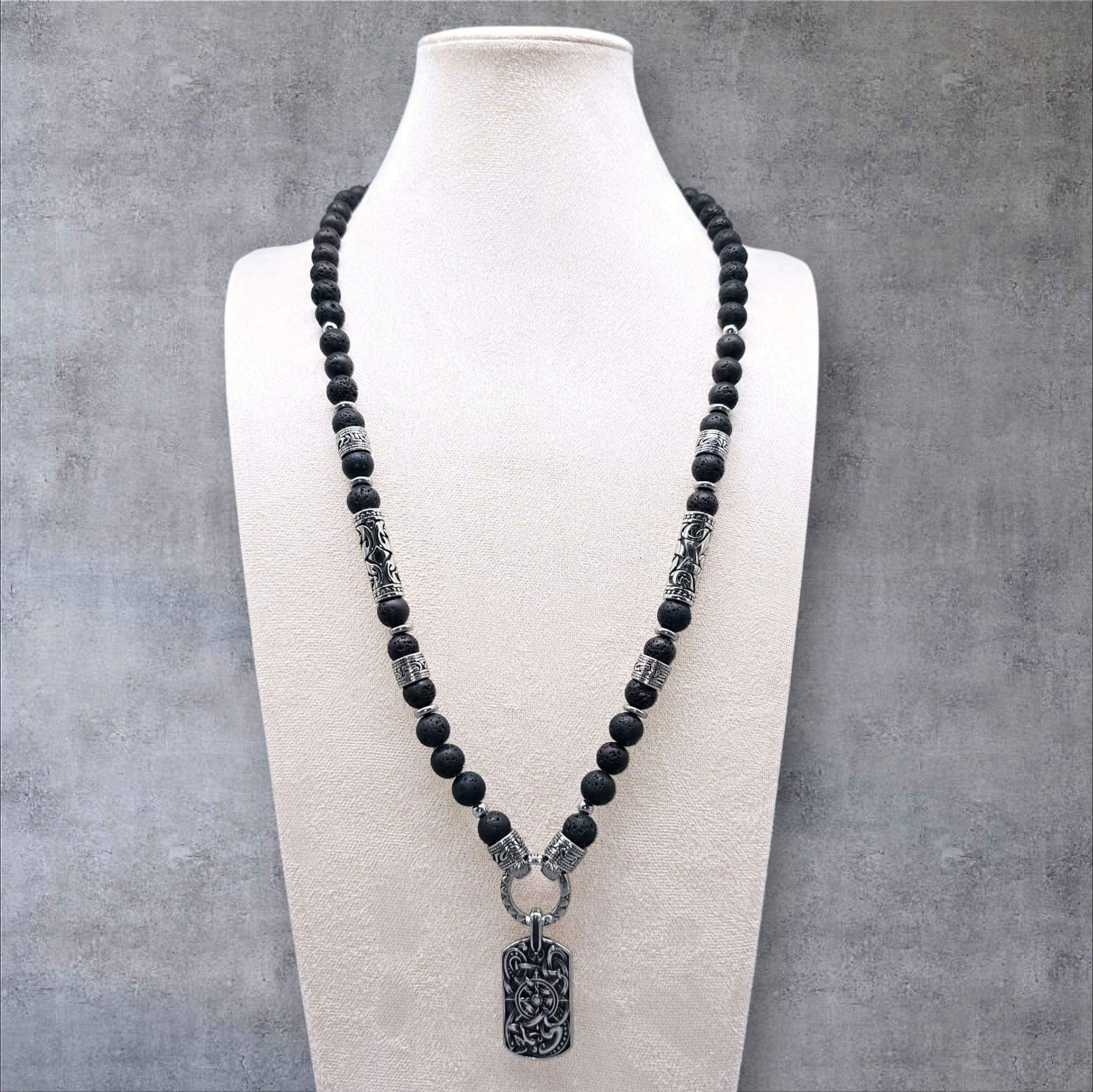 Herren/Unisex Perlen-Kette: Art.007