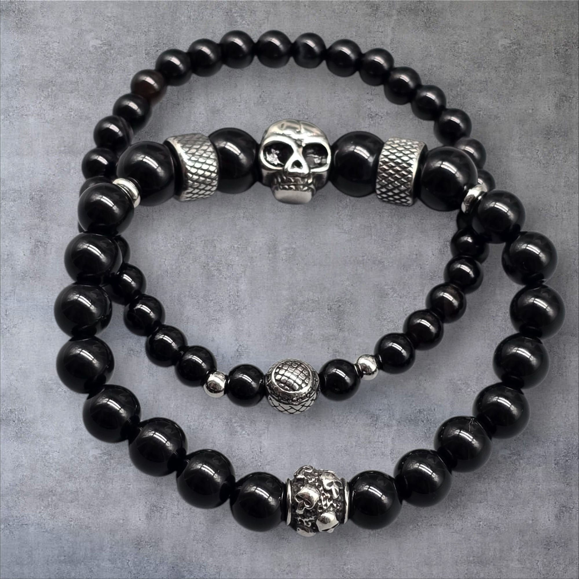 Herren Unisex Perlen-Armband: Art.009