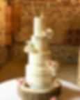 Elegant semi-naked cake